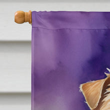 Load image into Gallery viewer, Norfolk Terrier King of Mardi Gras House Flag