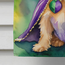 Load image into Gallery viewer, Norfolk Terrier King of Mardi Gras House Flag