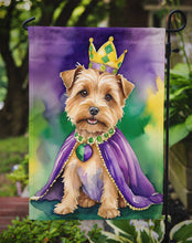 Load image into Gallery viewer, Norfolk Terrier King of Mardi Gras Garden Flag - Vibrant Dog-Themed Yard Decor by Caroline's Treasures