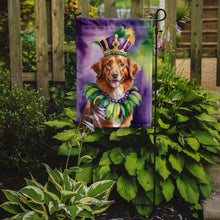 Load image into Gallery viewer, Nova Scotia Duck Tolling Retriever King of Mardi Gras Garden Flag - Vibrant Dog-Themed Yard Decor by Caroline's Treasures