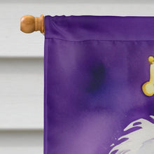 Load image into Gallery viewer, Old English Sheepdog King of Mardi Gras House Flag