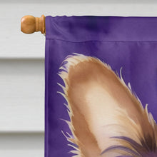Load image into Gallery viewer, Papillon King of Mardi Gras House Flag