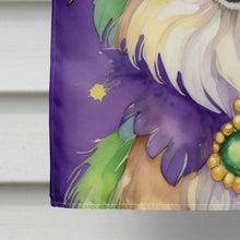 Load image into Gallery viewer, Papillon King of Mardi Gras House Flag