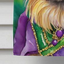 Load image into Gallery viewer, Pekingese King of Mardi Gras House Flag