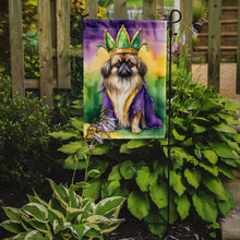 Load image into Gallery viewer, Pekingese King of Mardi Gras Garden Flag - Vibrant Dog-Themed Yard Decor by Caroline's Treasures