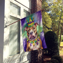 Load image into Gallery viewer, Pit Bull Terrier King of Mardi Gras House Flag