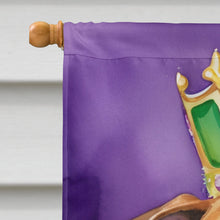 Load image into Gallery viewer, Rhodesian Ridgeback King of Mardi Gras House Flag