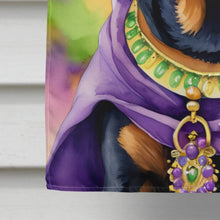 Load image into Gallery viewer, Rottweiler King of Mardi Gras House Flag
