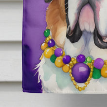 Load image into Gallery viewer, Saint Bernard King of Mardi Gras House Flag