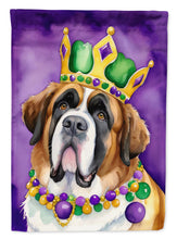 Load image into Gallery viewer, Saint Bernard King of Mardi Gras Garden Flag - Vibrant Dog-Themed Yard Decor by Caroline's Treasures