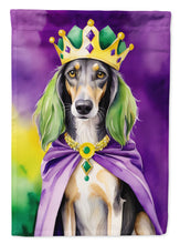 Load image into Gallery viewer, Saluki King of Mardi Gras House Flag