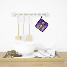 Load image into Gallery viewer, Scottish Deerhound King of Mardi Gras Pot Holders - Set of 2 Decorative Kitchen Helpers | Made in the USA