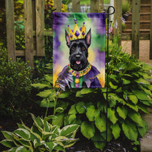 Load image into Gallery viewer, Scottish Terrier King of Mardi Gras Garden Flag - Vibrant Dog-Themed Yard Decor by Caroline's Treasures