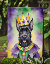 Load image into Gallery viewer, Scottish Terrier King of Mardi Gras Garden Flag - Vibrant Dog-Themed Yard Decor by Caroline's Treasures