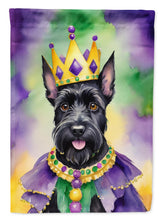 Load image into Gallery viewer, Scottish Terrier King of Mardi Gras Garden Flag - Vibrant Dog-Themed Yard Decor by Caroline's Treasures