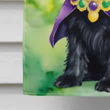 Load image into Gallery viewer, Scottish Terrier King of Mardi Gras House Flag