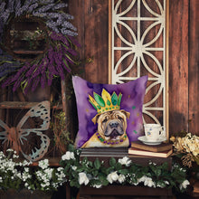 Load image into Gallery viewer, Shar Pei King of Mardi Gras Throw Pillow