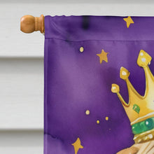 Load image into Gallery viewer, Shar Pei King of Mardi Gras House Flag