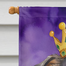 Load image into Gallery viewer, Sheltie King of Mardi Gras House Flag