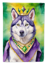 Load image into Gallery viewer, Siberian Husky King of Mardi Gras House Flag
