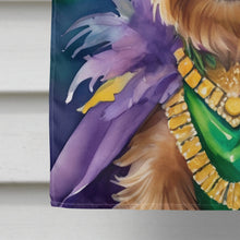 Load image into Gallery viewer, Silky Terrier King of Mardi Gras House Flag