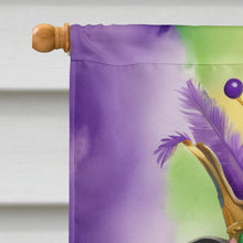 Load image into Gallery viewer, Staffordshire Bull Terrier King of Mardi Gras House Flag