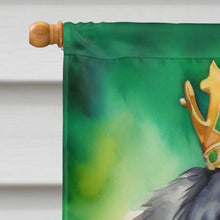 Load image into Gallery viewer, Tibetan Mastiff King of Mardi Gras House Flag