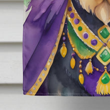 Load image into Gallery viewer, Tibetan Mastiff King of Mardi Gras House Flag
