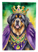 Load image into Gallery viewer, Tibetan Mastiff King of Mardi Gras Garden Flag - Vibrant Dog-Themed Yard Decor by Caroline's Treasures