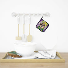 Load image into Gallery viewer, Tibetan Spaniel King of Mardi Gras Pot Holders - Set of 2 Decorative Kitchen Helpers | Made in the USA