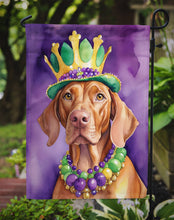 Load image into Gallery viewer, Vizsla King of Mardi Gras Garden Flag - Vibrant Dog-Themed Yard Decor by Caroline's Treasures