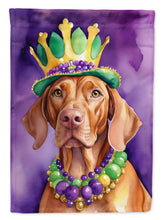 Load image into Gallery viewer, Vizsla King of Mardi Gras Garden Flag - Vibrant Dog-Themed Yard Decor by Caroline's Treasures