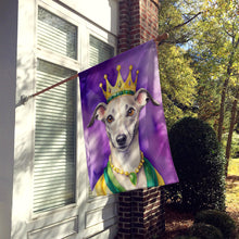 Load image into Gallery viewer, Whippet King of Mardi Gras House Flag