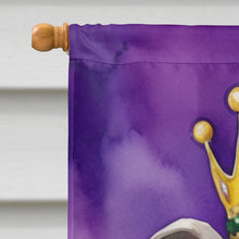 Load image into Gallery viewer, Whippet King of Mardi Gras House Flag