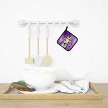 Load image into Gallery viewer, Whippet King of Mardi Gras Pot Holders - Set of 2 Decorative Kitchen Helpers | Made in the USA