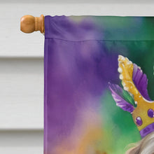 Load image into Gallery viewer, Wirehaired Pointing Griffon King of Mardi Gras House Flag