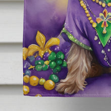 Load image into Gallery viewer, Wirehaired Pointing Griffon King of Mardi Gras House Flag
