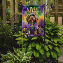Load image into Gallery viewer, Wirehaired Pointing Griffon King of Mardi Gras Garden Flag - Vibrant Dog-Themed Yard Decor by Caroline's Treasures