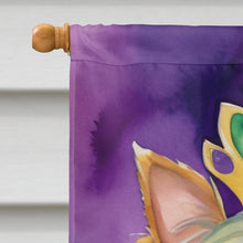 Load image into Gallery viewer, Yorkshire Terrier King of Mardi Gras House Flag