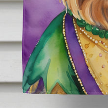 Load image into Gallery viewer, Yorkshire Terrier King of Mardi Gras House Flag