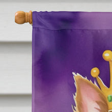 Load image into Gallery viewer, Yorkshire Terrier King of Mardi Gras House Flag