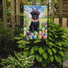 Load image into Gallery viewer, Affenpinscher Easter Garden Flag - Easter Egg Hunt - Dog-Themed Spring Yard Decor