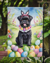 Load image into Gallery viewer, Affenpinscher Easter Garden Flag - Easter Egg Hunt - Dog-Themed Spring Yard Decor