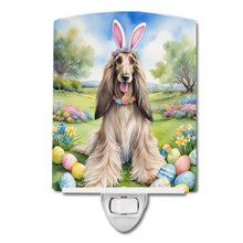 Load image into Gallery viewer, Afghan Hound Easter Egg Hunt Ceramic Night Light