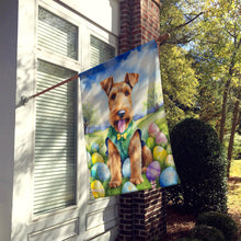 Load image into Gallery viewer, Airedale Terrier Easter Egg Hunt House Flag