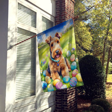 Load image into Gallery viewer, Airedale Terrier Easter Egg Hunt House Flag