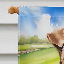 Load image into Gallery viewer, Airedale Terrier Easter Egg Hunt House Flag