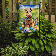 Load image into Gallery viewer, Airedale Terrier Easter Garden Flag - Easter Egg Hunt - Dog-Themed Spring Yard Decor