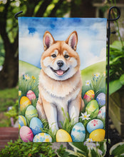 Load image into Gallery viewer, Akita Easter Garden Flag - Easter Egg Hunt - Dog-Themed Spring Yard Decor