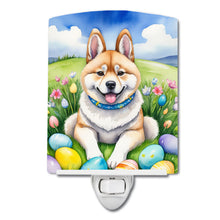 Load image into Gallery viewer, Akita Easter Egg Hunt Ceramic Night Light